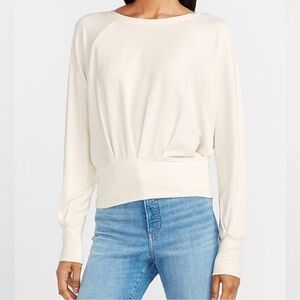 New Express Cropped Dolman Sweatshirt